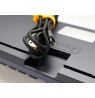 Ducky One 3 Cosmic Blue TKL Gaming Keyboard, RGB LED - MX-Speed-Silver (US)