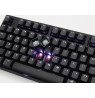Ducky One 2 Backlit PBT Gaming Keyboard, MX Silver, White LED - Black