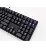 Ducky One 2 Backlit PBT Gaming Keyboard, MX Silver, White LED - Black