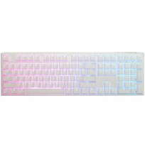 Ducky One 3 Aura White Gaming Keyboard, RGB LED - MX-Red