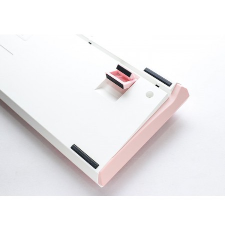 Ducky One 3 Gossamer Pink Gaming Keyboard - MX-Black Clear Top (US)