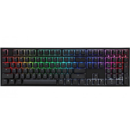 Ducky One 2 Backlit PBT Gaming Keyboard, MX-Black, RGB LED - Black