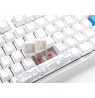 Ducky One 2 TKL PBT Gaming Keyboard, MX-Silent-Red, RGB LED - white