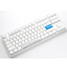 Ducky One 2 TKL PBT Gaming Keyboard, MX-Silent-Red, RGB LED - white