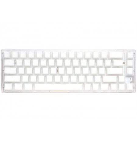 Ducky One 3 Aura White SF Gaming Keyboard, RGB LED - Kailh Jellyfish Y (US)