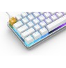 Glorious GMMK Compact White Ice Edition - Gateron Brown, US Layout