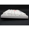 Ducky One 2 White Edition PBT Gaming Keyboard, MX-Red, White LED - White