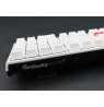 Ducky One 2 White Edition PBT Gaming Keyboard, MX-Red, White LED - White
