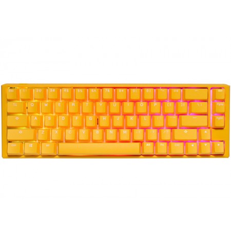 Ducky One 3 Yellow SF Gaming Keyboard, RGB LED - MX-Silent-Red (US)