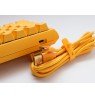 Ducky One 3 Yellow SF Gaming Keyboard, RGB LED - MX-Silent-Red (US)
