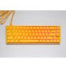 Ducky One 3 Yellow SF Gaming Keyboard, RGB LED - MX-Silent-Red (US)