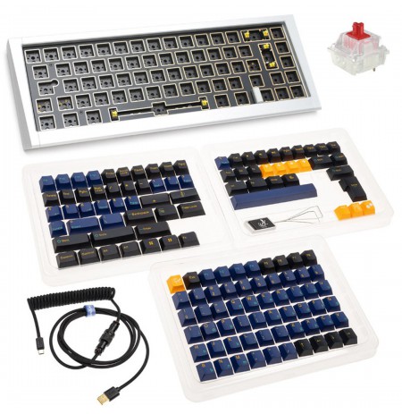Ducky Outlaw 65 Gaming Keyboard, Barebone - Silver (ANSI)