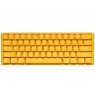 Ducky One 3 Yellow Mini Gaming Keyboard, RGB LED - MX-Speed-Silver (US)
