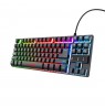 Trust GXT 833 Thado keyboard USB Dutch Black, Silver