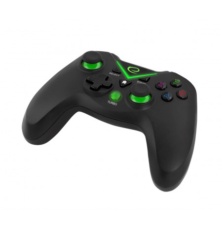 Gamepad wireless Esperanza EGG112K (Android, PC, PS3, Xbox One, black color, green color)