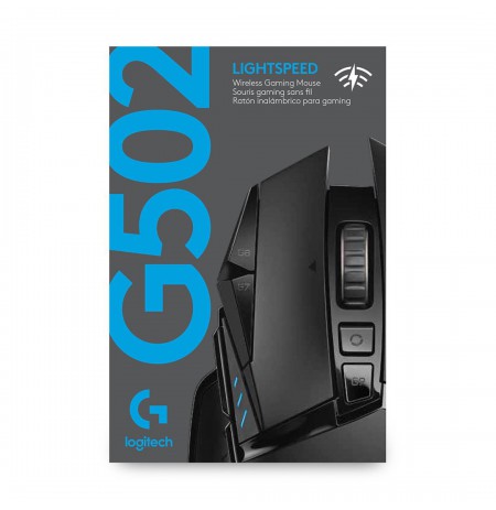 Logitech G G502 mouse RF Wireless Optical 16000 DPI Right-hand