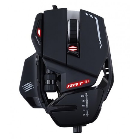 Mad Catz R.A.T. 6+ mouse Right-hand USB Type-A Optical 12000 DPI