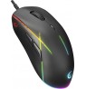 RAMPAGE GAMING MOUSE 6400DPI RGB MACRO 9 KEYS