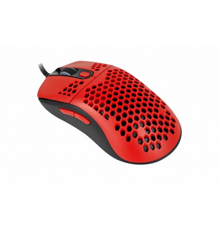 Arozzi Favo Ultra Light Gaming Mouse - black/red
