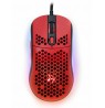 Arozzi Favo Ultra Light Gaming Mouse - black/red