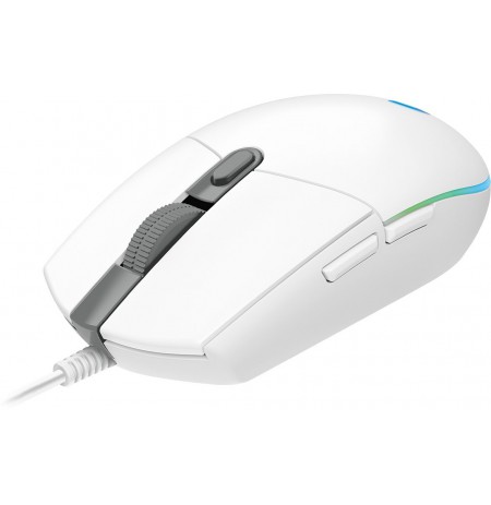 LOGITECH G102 LIGHTSY WHITE USB OPTICAL MOUSE 910-005824