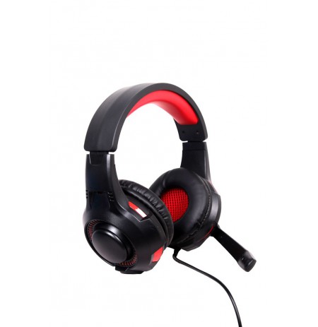 Gembird GHS-U-5.1-01 headphones/headset Head-band Black,Red