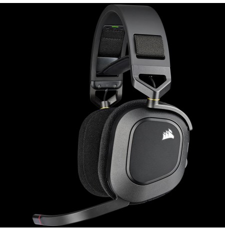 Corsair HS80 RGB Headset Wireless Head-band Gaming Black