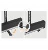 Maclean MC-914 Universal Soundbar Mount Speaker Holder Mounting Under TV up to 15kg VESA Space Saving