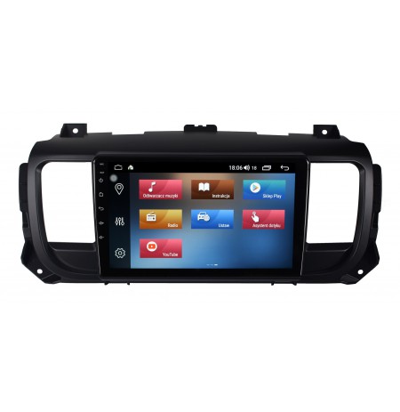 Radio navigation GPS for Peugeot Traveller with Android