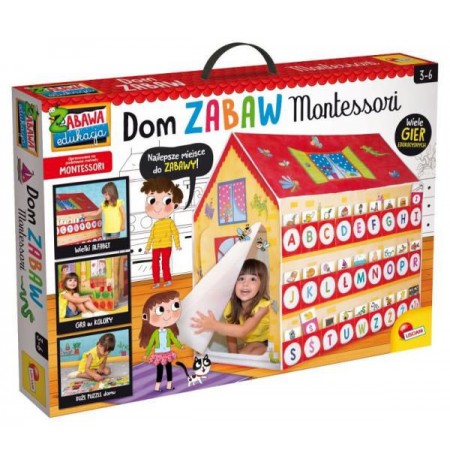 Montessori Playhouse Puzzle Game Set Card Cottage 88782 LISCIANI