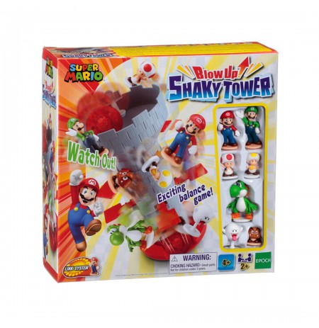 The wobbly BlowUp! Shaky Tower Super Mario arcade game 07356
