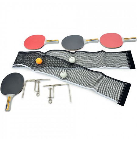 Donic Appelgren 300 ping pong racket set 4 rackets + 3 balls + net