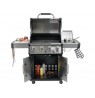 Yato YG-20013 outdoor barbecue/grill Cart Gas Black, Silver 17500 W