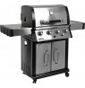 Yato YG-20013 outdoor barbecue/grill Cart Gas Black, Silver 17500 W