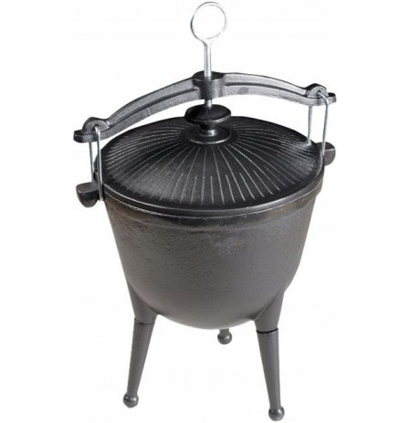 MASTER GRILL CAST IRON HUNTING CAULDRON MG629