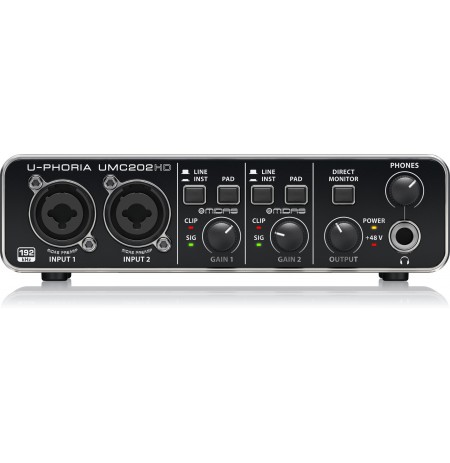 Behringer UMC202HD recording audio interface