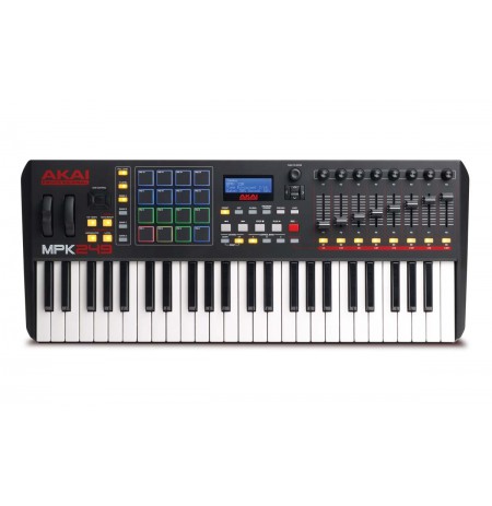 AKAI MPK 249 Control keyboard Pad controller MIDI USB RGB Black
