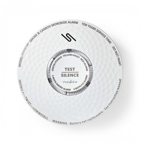 Smoke and carbon monoxide detector Nedis DTCTCS10WT