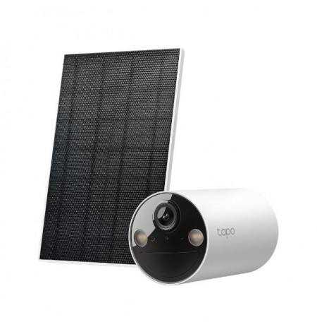 TP-LINK Solar-Powered Security Camera Kit | Tapo C410 KIT | Bullet | 3 MP | 3.17mm/F1.65 | IP65 | H.264 | MicroSD Card, up to 51