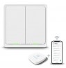 Double switch with battery TESLA TSL-SWI-SCENEZG2 Smart Switch Dual Battery