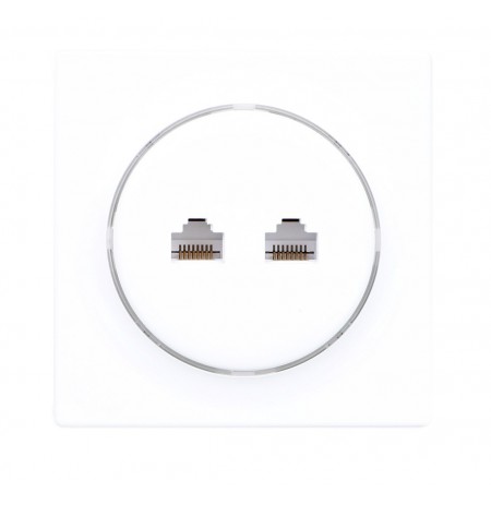 Fibaro Walli N socket-outlet 2 x RJ-45 White