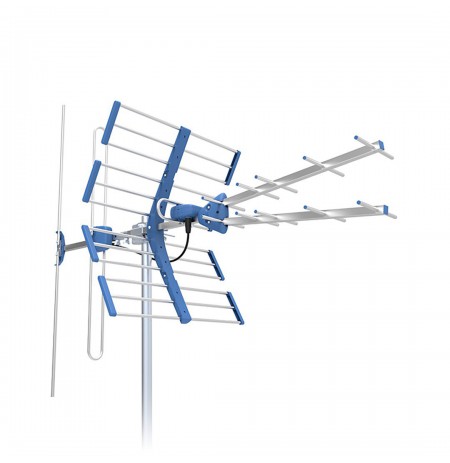 TV Antenna DVB-T/T2 VHF/UHF TT W21 Gold COMBO 5G Protected Telkom Telmor