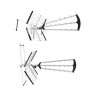 Antenna directional outside Libox LB2000 (32 dB, Typ F)