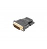 Adapter Lanberg AD-0010-BK (HDMI F - DVI-D (24+1) M, black color)