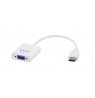 Adapter SAVIO  CL-27/B (HDMI M - D-Sub (VGA) F, 0,10 m, white color)