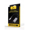 Gembird A-USB3AC-LAN-01 USB 3.1 + type-C Gigabit network adapter, space grey