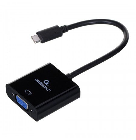 Gembird A-CM-HDMIF-04 USB Type-C to HDMI adapter cable, 4K@60Hz, 15 cm, black