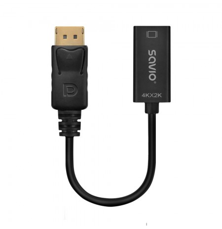 Savio AK-62 video cable adapter 0.2 m DisplayPort HDMI