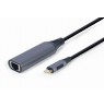 Gembird A-USB3C-LAN-01 USB type-C Gigabit network adapter, space grey, 0.15m