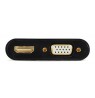 Gembird A-VGA-HDMI-02 video cable adapter 0.15 m HDMI + VGA (D-Sub) VGA (D-Sub) Black